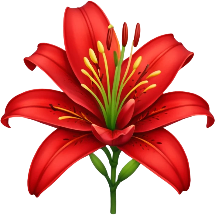 Red Lily emoji