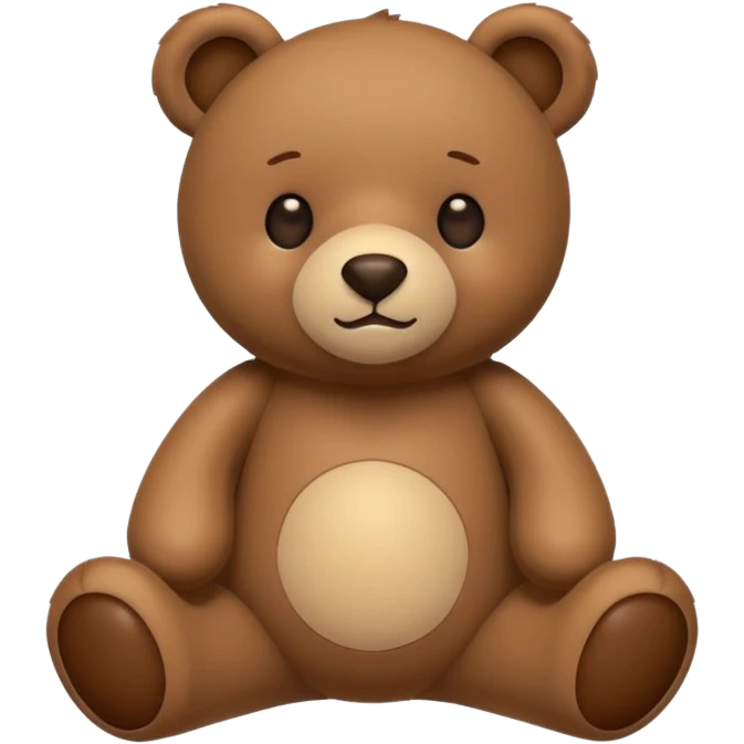 Bear toy brown aesthetic  emoji