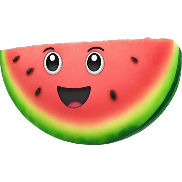Rainbow watermelon  emoji