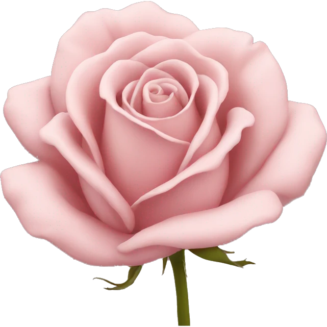 dried Pastel pink Rose  emoji