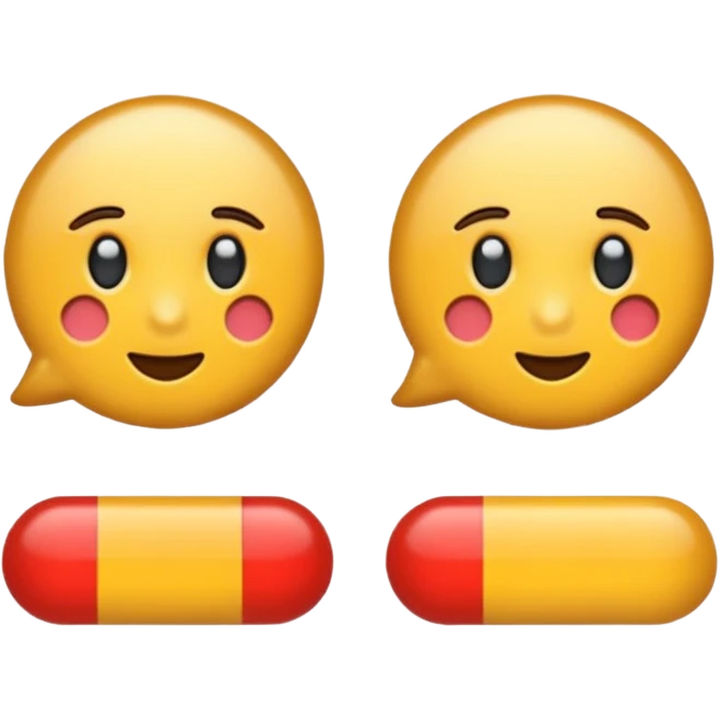 50/50 question emoji