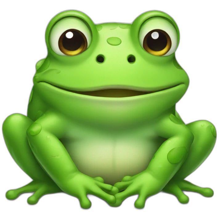 sleepy frog emoji