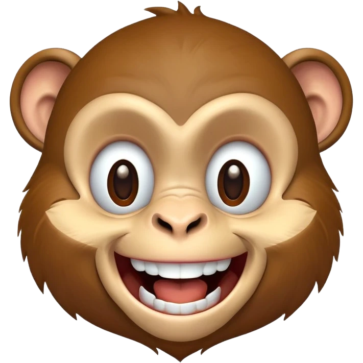 laughing monkey face emoji