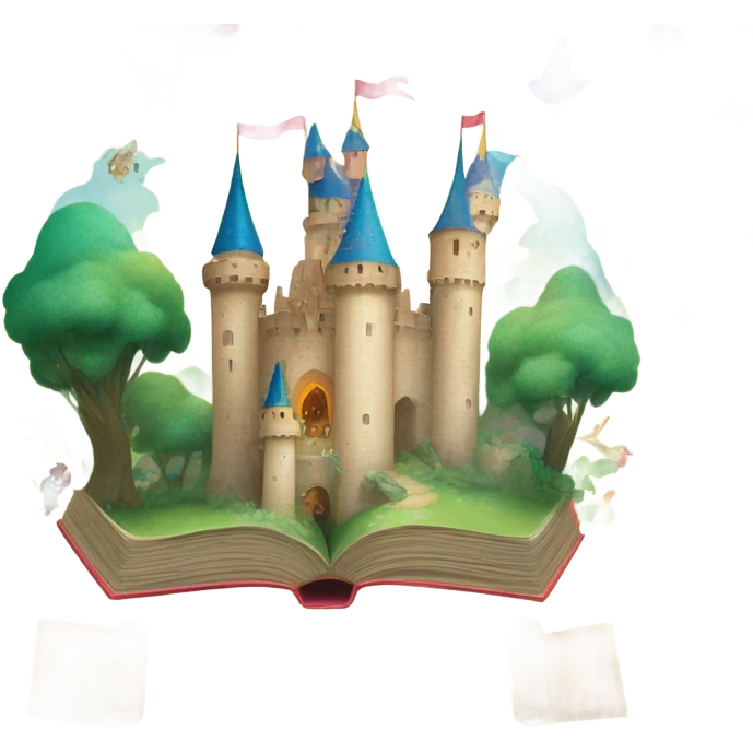 fairytale book  emoji