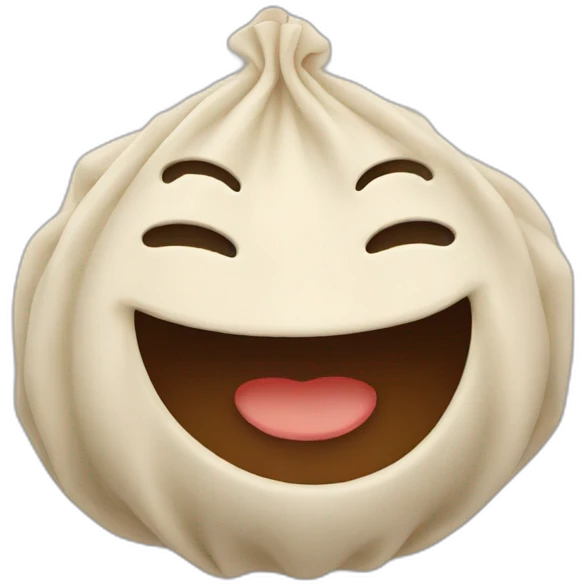 Dumpling singing emoji