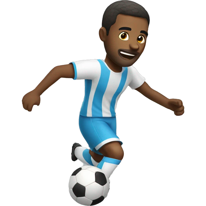 man playing soccer emoji