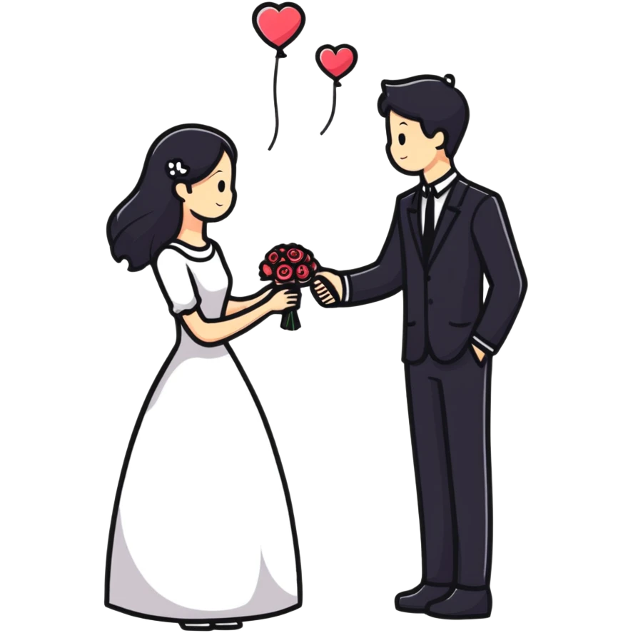 romantic couple date night emoji