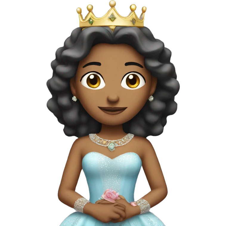 princess queen with crown emoji