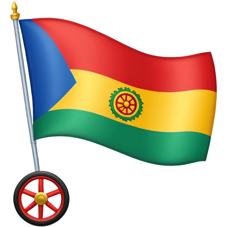 Цыганский флаг Эмодзи emoji