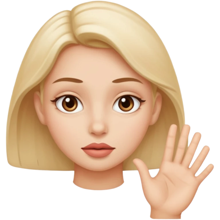 fingermouthing emoji