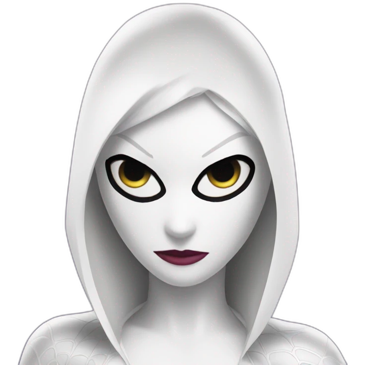 Spider-Gwen with mask emoji