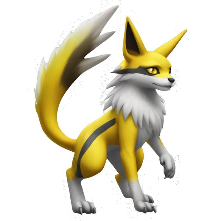Lombax-Renamon full body emoji