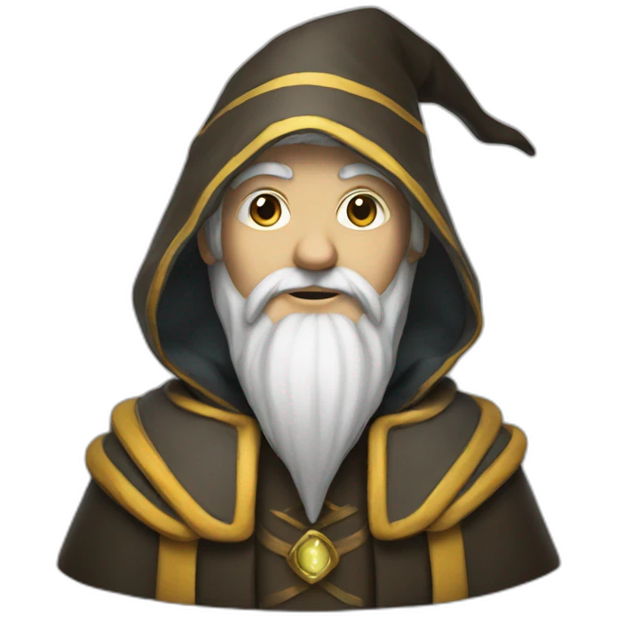 A wizard emoji
