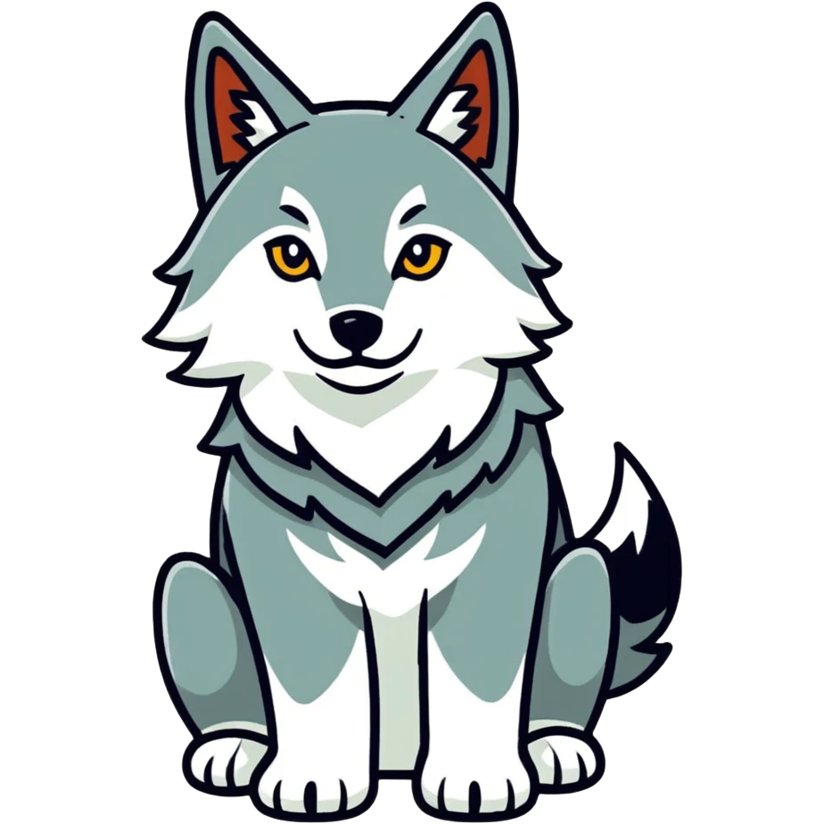 Wolf emoji
