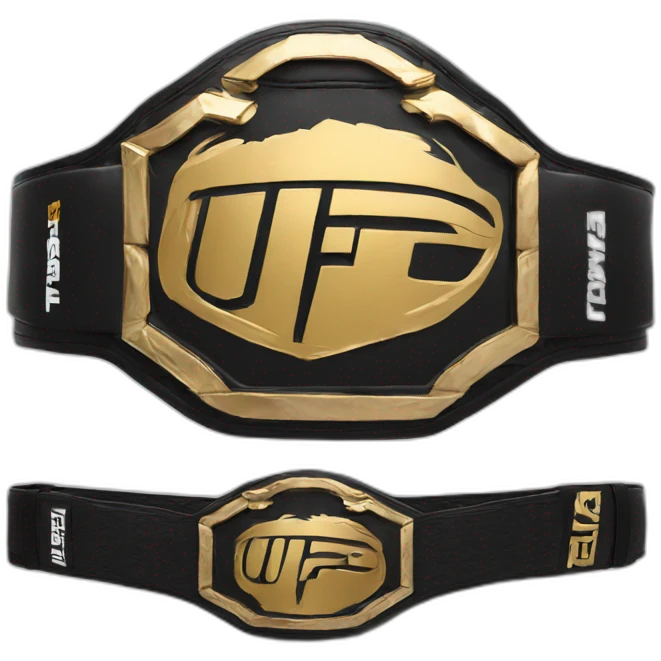 UFC champion belt  emoji