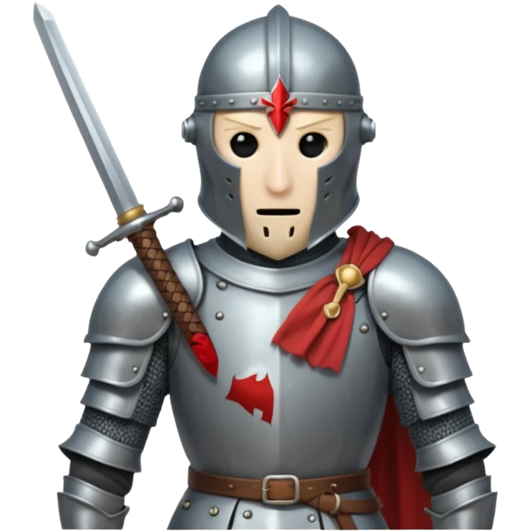 Headless Knight with Sword close up emoji