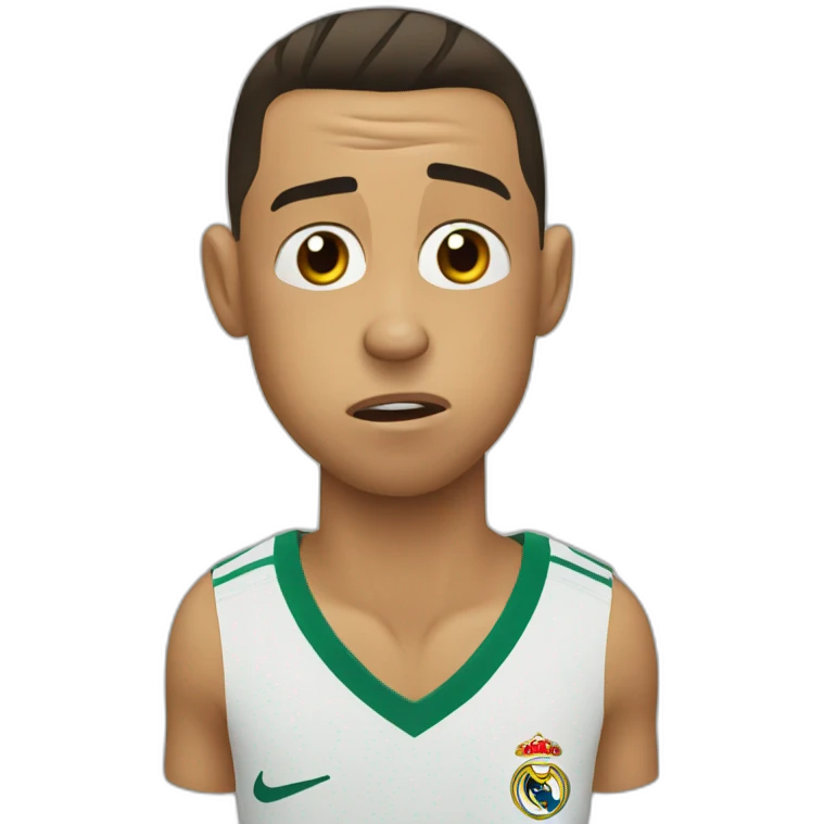 Ronaldo crying emoji