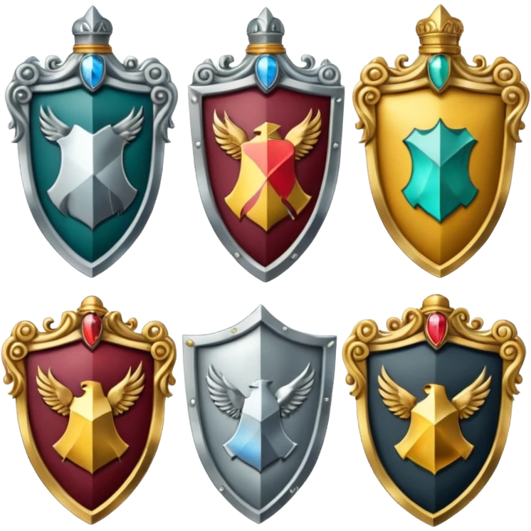 Escudos de Harry potter  emoji