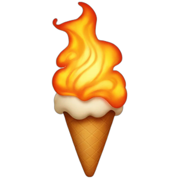 icecream fire emoji