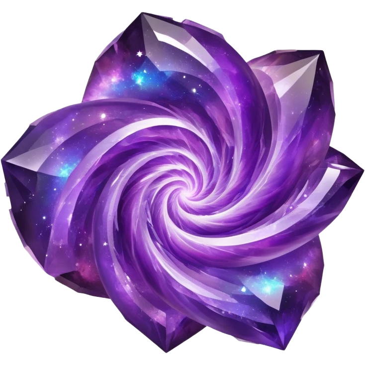 Complex Amethyst-rubby Nebula Galaxy Crystal emoji