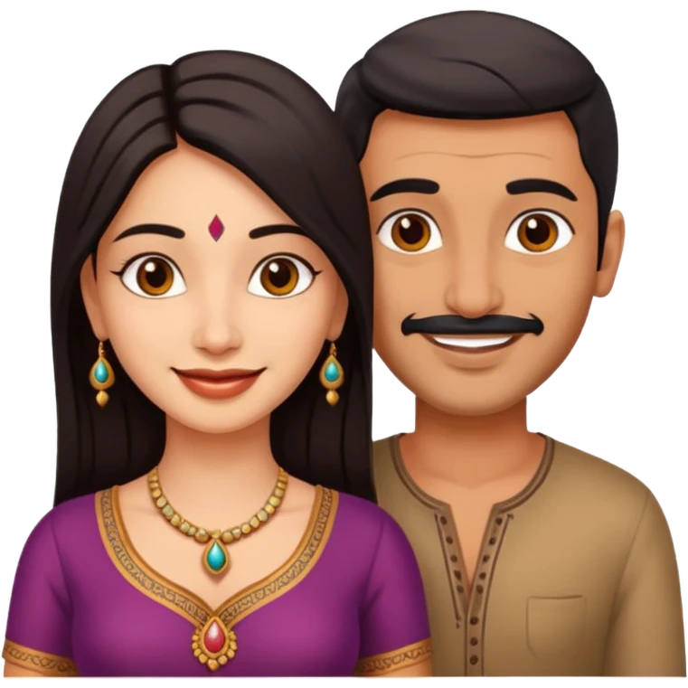 indian man and woman having sex emoji