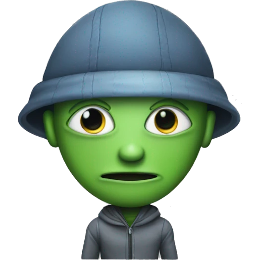 alien chad emoji