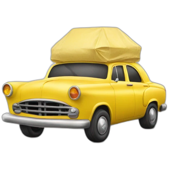 star in yellow car emoji