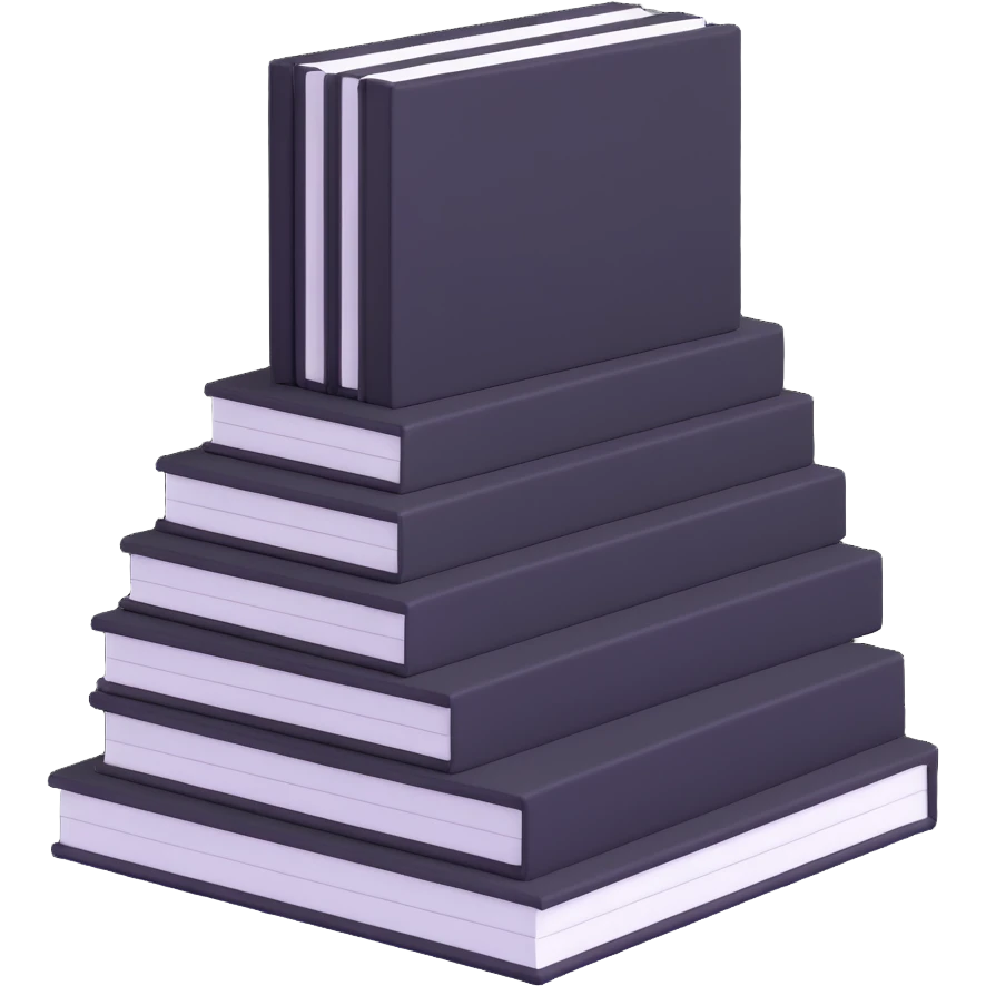 neat stack of manga volumes emoji
