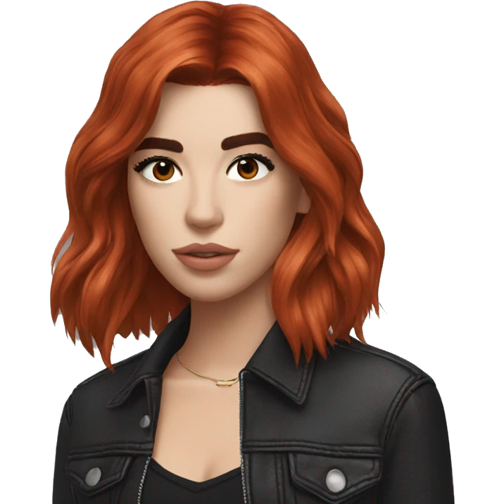 Dua Lipa redhead emoji