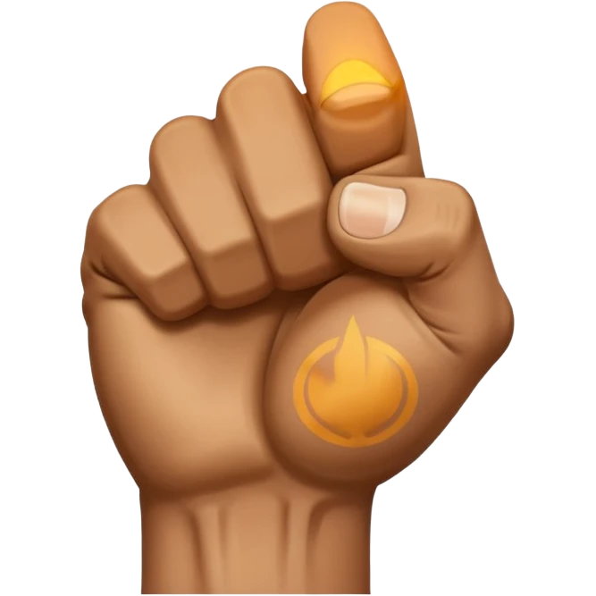 Elini yumruk yapaın emoji