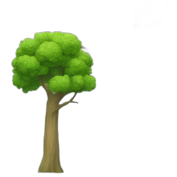 Two trees emoji