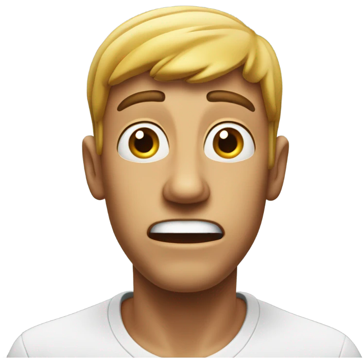 guy spitting out water  emoji