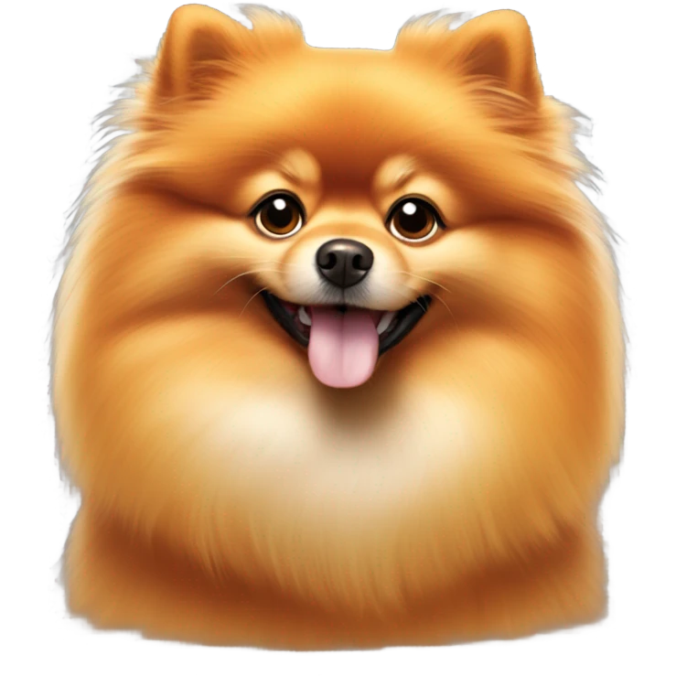 Pomeranian dog emoji