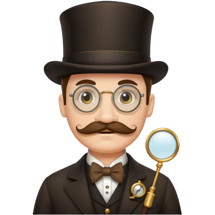 mustache monocle  emoji