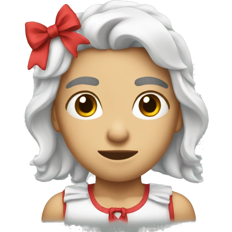 withe bow emoji