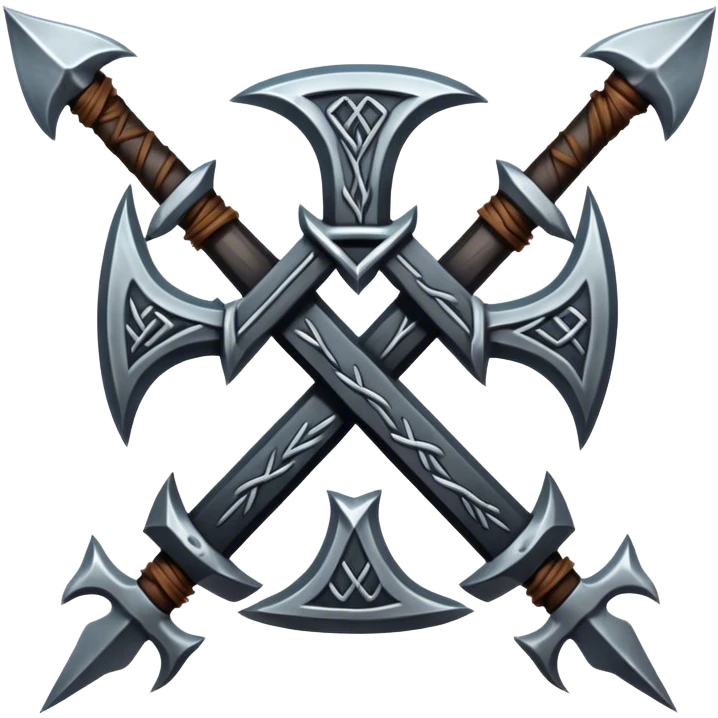 death metal nordic rune emblem emoji