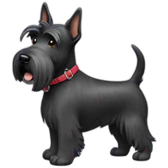 scottish-terrier-dog-walking emoji