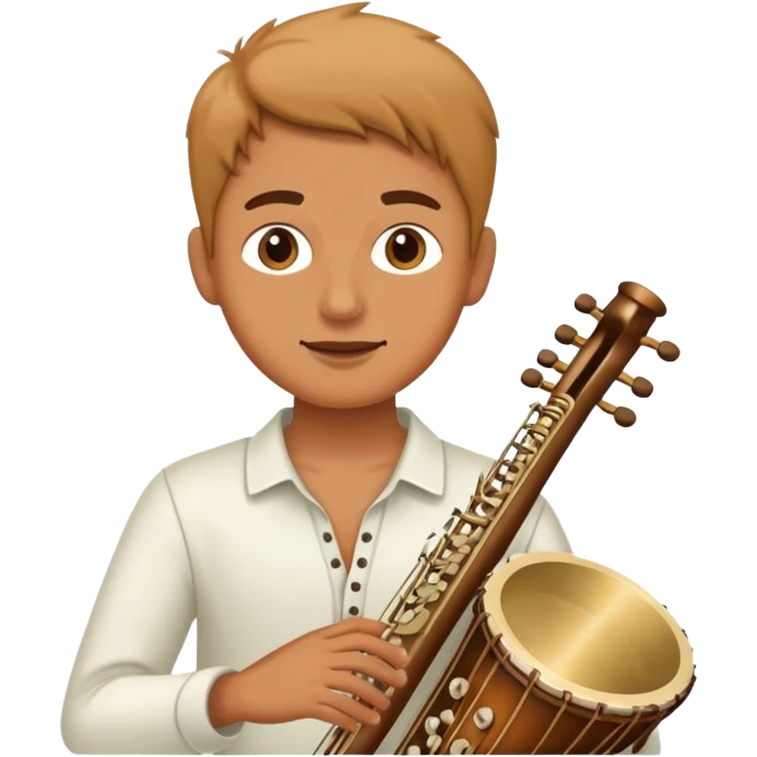 person playing a musical instrument emoji