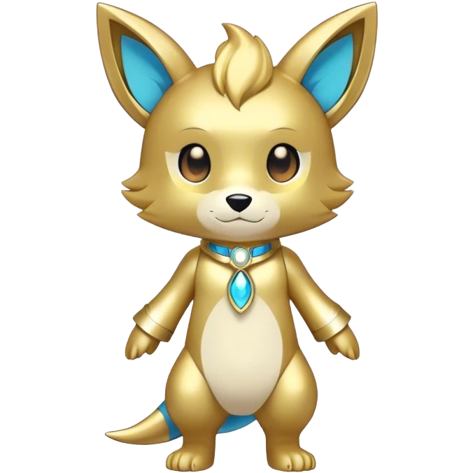 Shiny Chibi Anthro Sona Fakemon-Spectrobe Full Body emoji