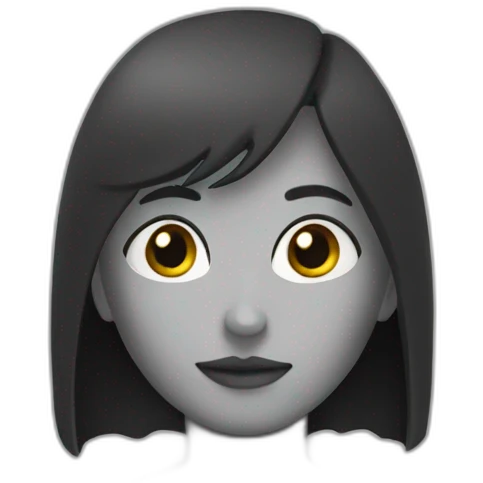 Coeur brise noir emoji