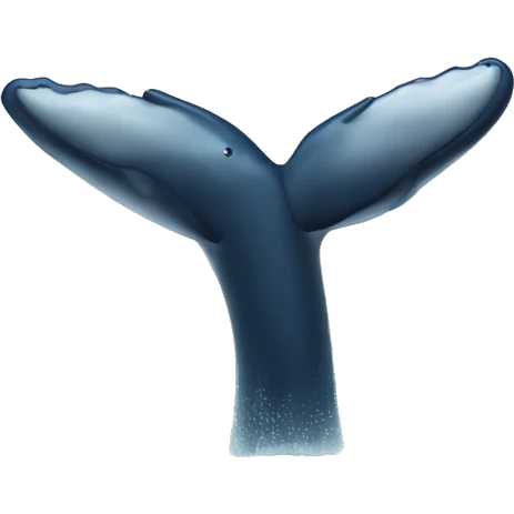 Whale on the sea emoji