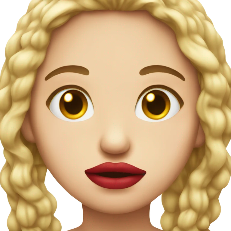 Lips sealed emoji