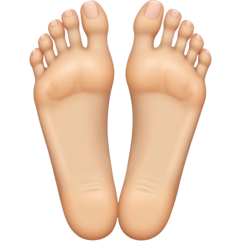 foot with all toes down exept middle emoji