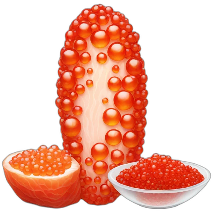 Red caviar emoji