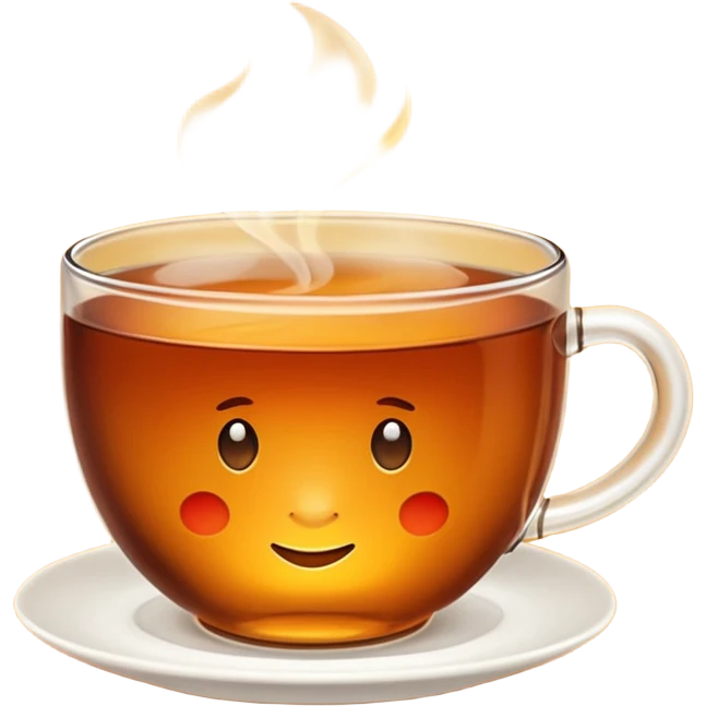 Burning hot tea  emoji