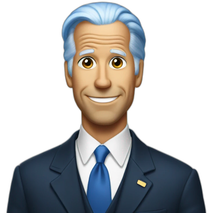 JoeBiden-blue-hair emoji