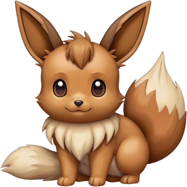 Eevee from pokemon  emoji