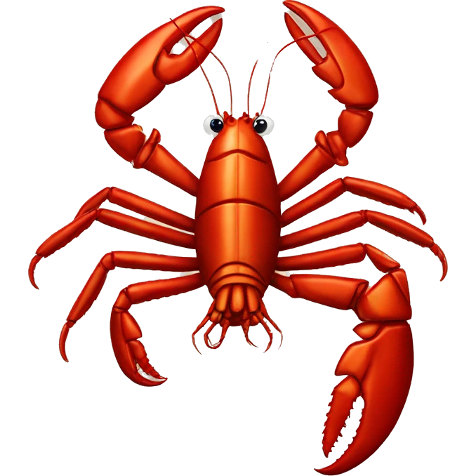 big red lobster emoji