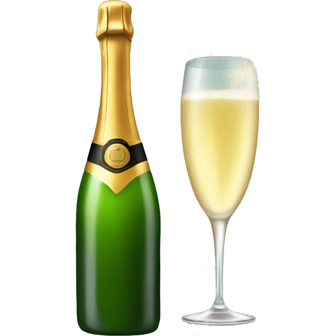 Jet champagne new years 2025 emoji