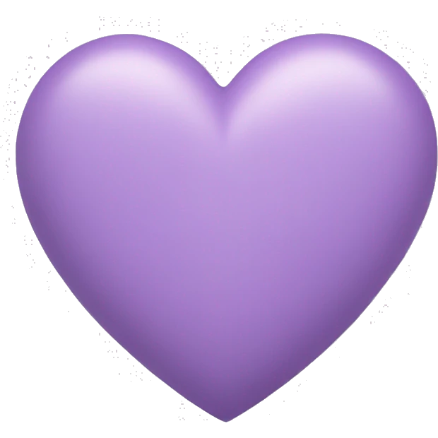 pastel purple heart  emoji